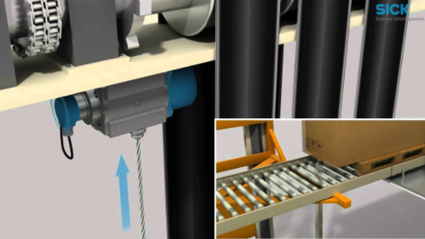 Vorschaubild für Wire draw encoders from SICK for positioning lifters