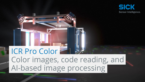 Vorschaubild für ICR Pro Color from SICK: Color images, code identification, AI-based image processing in one device