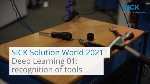 Vorschaubild für SICK Solution World - Deep Learning 01: recognition of different tools with Lector