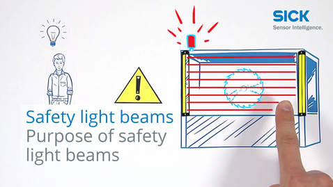 Vorschaubild für Tutorial Safety light beam basics (1/8): What is the purpose of safety light beams?