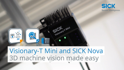 Vorschaubild für 3D machine vision made easy with Visionary-T Mini and SICK Nova