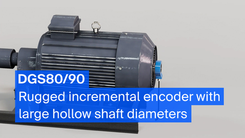 Thumbnail for DGS80/90 - Rugged incremental encoder with large hollow shaft diameters