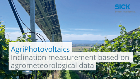 Vorschaubild für AgriPhotovoltaics – Inclination measurement based on agrometeorological data