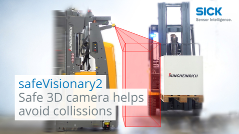 Vorschaubild für safeVisionary2 – Safe 3D camera tackles common AGV problem and helps avoid collisions