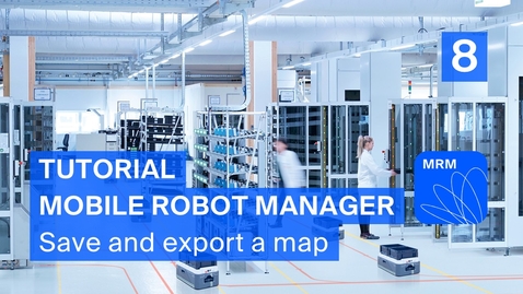 Vorschaubild für Tutorial Mobile Robot Manager:  Save and export a map