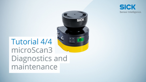 Vorschaubild für Tutorial microScan3 (Part 4/4): Diagnostics and maintenance