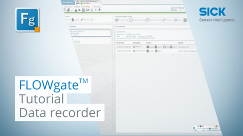 Vorschaubild für Tutorial: FLOWgate™ Data recorder
