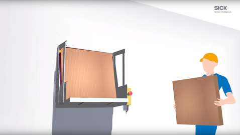 Vorschaubild für Safeguard Detector from SICK: Secure change of carton blank formats