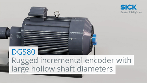 Vorschaubild für DGS80 - Rugged incremental encoder with large hollow shaft diameters