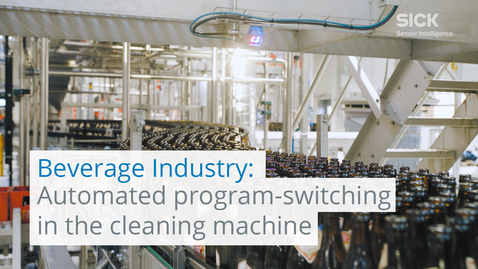 Vorschaubild für Beverage Industry: Automated program-switching in the cleaning machine