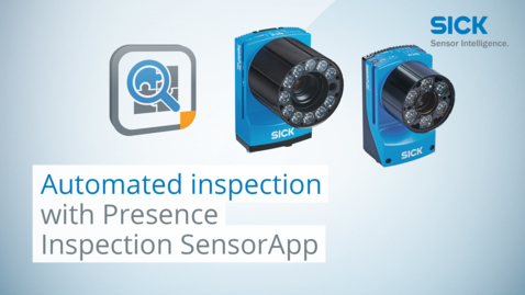 Vorschaubild für Automated inspection with Presence Inspection SensorApp
