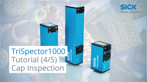 Vorschaubild für Tutorial TriSpector1000 3D vision sensor from SICK: (Part 4): Cap inspection