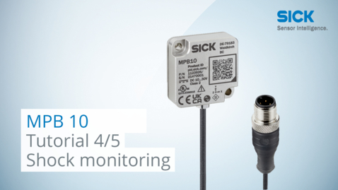 Vorschaubild für Tutorial MPB10 Condition Monitoring (Part 4/5): Shock monitoring