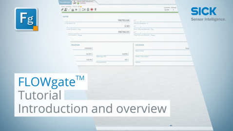 Vorschaubild für Tutorial: FLOWgate™ Introduction and overview