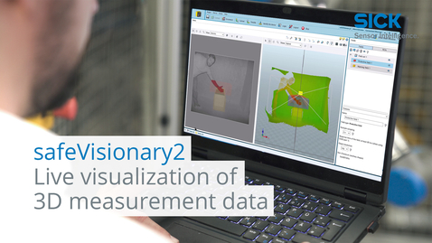 Vorschaubild für safeVisionary2: Live visualization of 3D measurement data with the Safety Designer