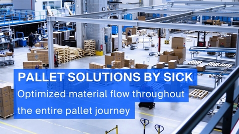 Vorschaubild für Pallet Solutions by SICK: Optimized material flow throughout the entire pallet journey