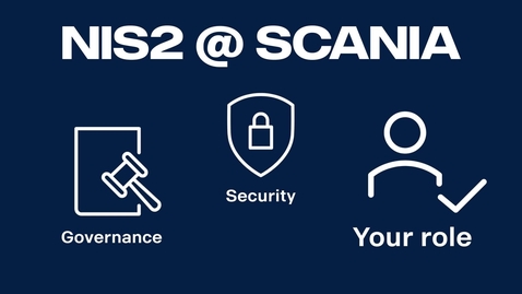 Thumbnail for Scania NIS2 Introduction