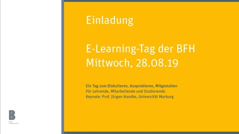 Thumbnail for E-Learning-Tag 2019