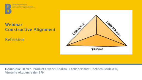 Thumbnail for Webinar Constructive Alignment 10.07.2025