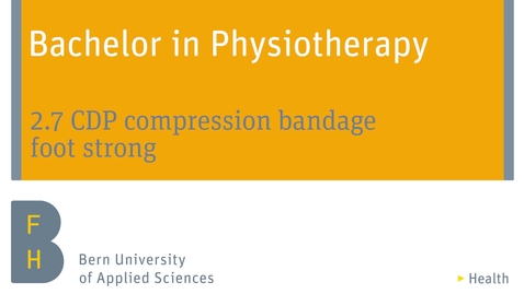 Vorschaubild für Eintrag 2.7 CDP compression bandage foot strong