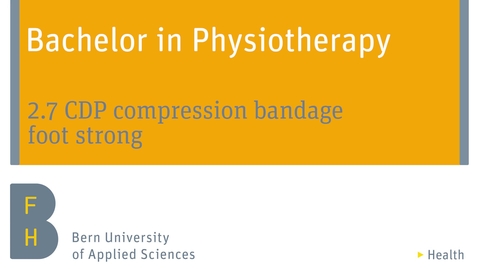 Thumbnail for 2.7 CDP compression bandage foot strong