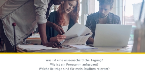 Thumbnail for Spezialmodul "Konferenzen und Tagungen"