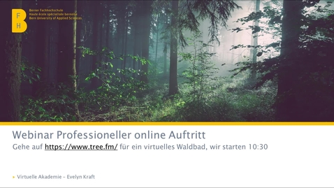 Thumbnail for 27.09.23 Webinar professioneller online Auftritt
