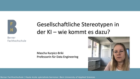 Thumbnail for Agile HR Zurich Meetup 09/21 - Gesellschaftliche Stereotypen in der KI – wie kommt es dazu?