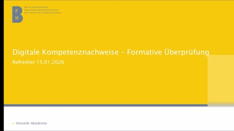Thumbnail for 2026-01-15 Refresher formative Kompetenznachweise (Webinar)