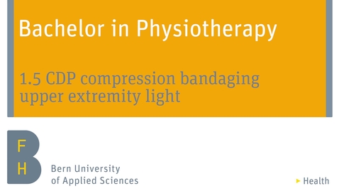 Thumbnail for 1.5  CDP compression bandaging upper extremity light