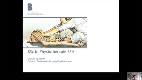 Thumbnail for BSc Infoveranstaltung vom 9. September 2020: Physiotherapie