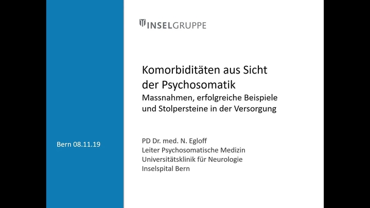 Vorschaubild für Kanal Symposium - psychologische Aspekte in der Physiotherapie