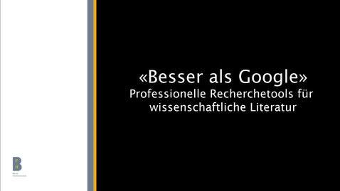 Thumbnail for Besser als Google