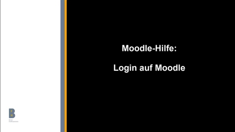 Vorschaubild für Eintrag Moodle-Login