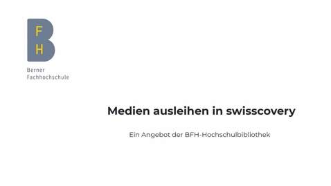 Thumbnail for Medienbestellung swisscovery