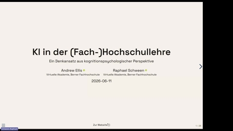 Thumbnail for KI in der Lehre (Refresher)-20260611