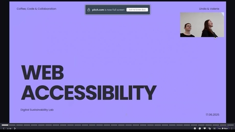 Thumbnail for Coffee, Code &amp; Collaboration - Ep 03 - Web Accessibility