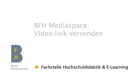 Vorschaubild für Eintrag BFH Video Mediaspace link für externe