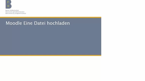 Thumbnail for Moodle Eine Datei hochladen