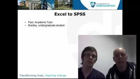 Thumbnail for Excel to SPSS