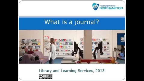 Thumbnail for What is a journal