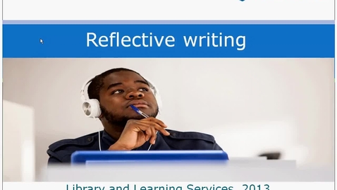 Thumbnail for Reflective Writing