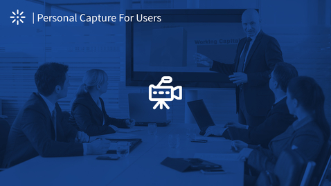 Thumbnail for How to Set and Create a Presentation Recording with Kaltura Personal Capture