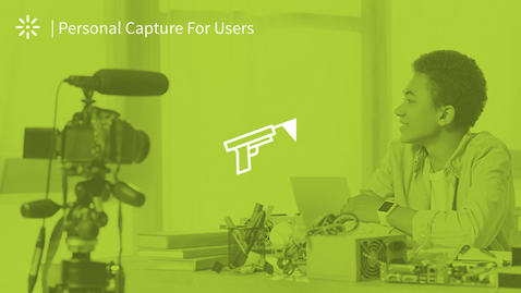 Thumbnail for Getting Started with Kaltura Personal Capture Application
