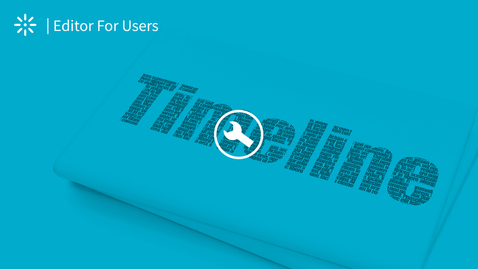 Thumbnail for How to add Chapters and Slides Using the Timeline Tab