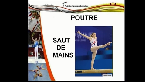 Vignette pour POUTRE - Saut de mains
