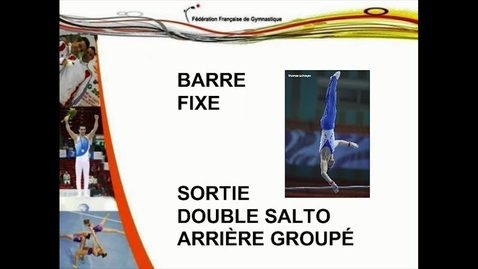 Vignette pour BARRE FIXE - Sortie double arrière groupé
