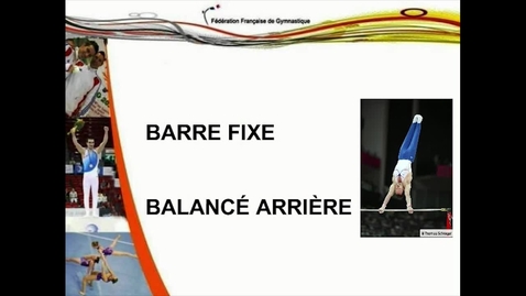 Vignette pour BARRE FIXE - Balancé arrière