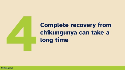 Thumbnail for 4th thing you should know about chinkungunya