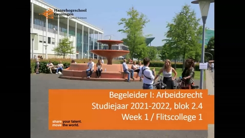 Thumbnail for BEG1 HC1 Arbeidsrecht 25 april 2022